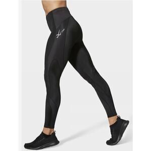 CW-X Stabilyx Joint Support Compression Tight Leggings Black Stretch Sz XL